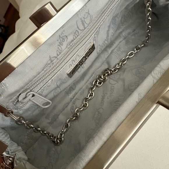 Whiting & Davis: Silver Mesh Clutch - Picture 2 of 3